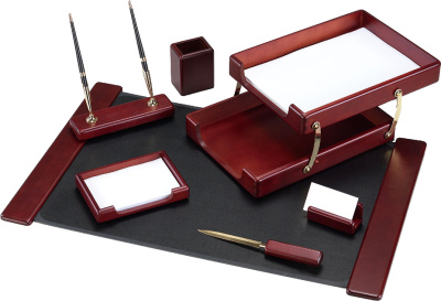 KALAM.KZ - Набор настольный 7 предметов, дерево, махагон Good Sunrise купить KALAM.KZ - Набор настольный 7 предметов, дерево, махагон Good Sunrise