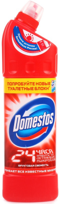 Чистящее средство для уборки,1000мл, дезинфиц.гель, Domestos Фруктовая свежесть Чистящее средство для уборки,1000мл, дезинфиц.гель, Domestos Фруктовая свежесть