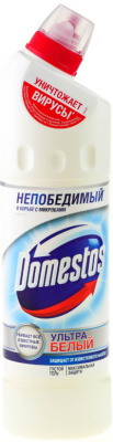 Чистящее средство для уборки, 750мл, дезинфиц.гель, Domestos Ультра белый Чистящее средство для уборки, 750мл, дезинфиц.гель, Domestos Ультра белый