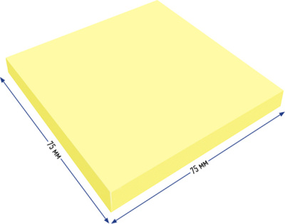 Бумага для заметок самоклеющаяся 75х75мм, 80л, неоновая желтая , Berlingo "Ultra Sticky" купить Бумага для заметок самоклеющаяся 75х75мм, 80л, неоновая желтая , Berlingo "Ultra Sticky"