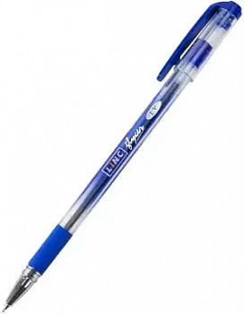 KALAM.KZ - Ручка шариковая, 0.7мм, синяя, корпус прозрачный Grip Glycer Linc
