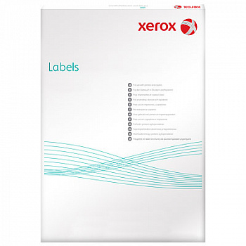 KALAM.KZ - Наклейки на 14, А4, 105x42.3мм, 100л, прямоугольные края, белые Xerox