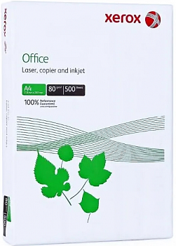 Бумага белая Офис, A4, 80гр, 500л, CIE 153, класс В, Xerox