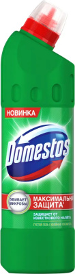 Чистящее средство для уборки, 500мл, дезинфиц.гель, Domestos Хвойная свежесть Чистящее средство для уборки, 500мл, дезинфиц.гель, Domestos Хвойная свежесть