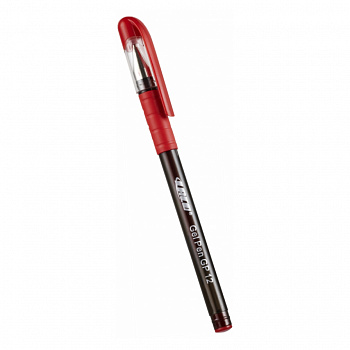 KALAM.KZ - Ручка гелевая, 0.6мм, красная, с резиновым упором для пальцев Laco