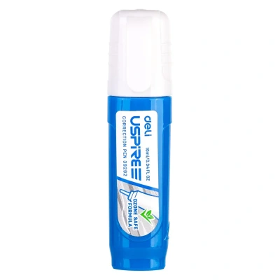 Корректирующая ручка 10мл, метал. наконечник DELI Корректирующая ручка 10мл, метал. наконечник DELI