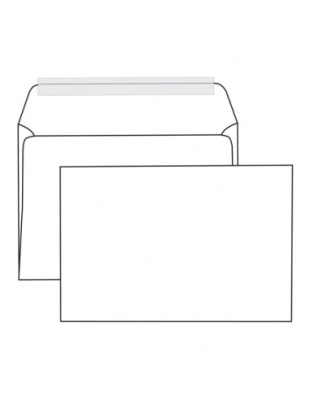 Конверт 160х230мм,90гр,без окна,белый,с отрывной полосой по длинной стороне Blasetti Конверт 160х230мм,90гр,без окна,белый,с отрывной полосой по длинной стороне Blasetti