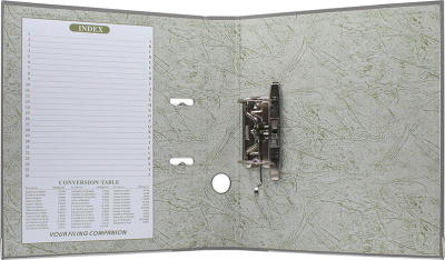 KALAM.KZ - Регистратор А4, 50мм, PVC/Paper, серый Kuvert купить KALAM.KZ - Регистратор А4, 50мм, PVC/Paper, серый Kuvert