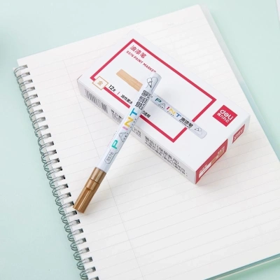 KALAM.KZ - Маркер-краска 1.5-2 мм, золото DELI "Paint" купить KALAM.KZ - Маркер-краска 1.5-2 мм, золото DELI "Paint"