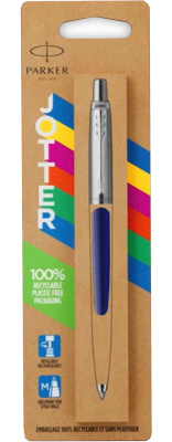 Ручка шариковая Parker Jotter Navy Blue Chrome CT ЭКО-упаковка, 1,0 мм М, синяя 2123427 Ручка шариковая Parker Jotter Navy Blue Chrome CT ЭКО-упаковка, 1,0 мм М, синяя 2123427