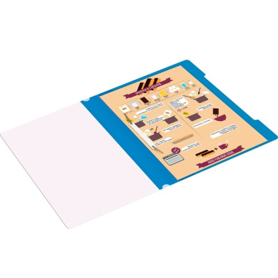 KALAM.KZ - Скоросшиватель пластиковый A4 160 мкм, синий Бюрократ купить KALAM.KZ - Скоросшиватель пластиковый A4 160 мкм, синий Бюрократ