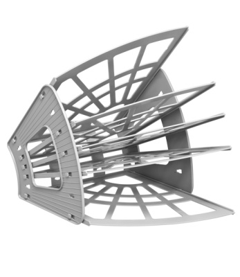 Лоток 5-ти секционный(4 отделения) А4, вертикально-горизонтальное расположение, серый Стамм Эконом Лоток 5-ти секционный(4 отделения) А4, вертикально-горизонтальное расположение, серый Стамм Эконом