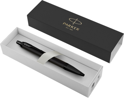 KALAM.KZ - Ручка шариковая Parker IM Achromatic Black, 1,0 мм М, синяя 2127618 купить KALAM.KZ - Ручка шариковая Parker IM Achromatic Black, 1,0 мм М, синяя 2127618
