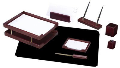 Набор настольный 8 предметов, красное дерево Good Sunrise Набор настольный 8 предметов, красное дерево Good Sunrise