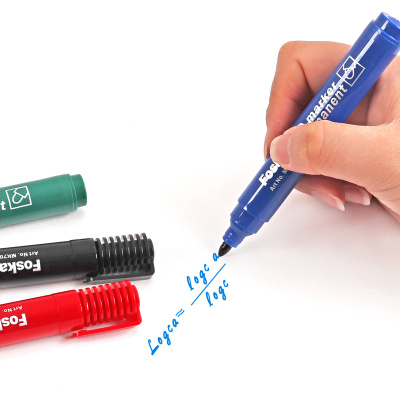 KALAM.KZ - Маркер перманентный, 1.5-2.5мм, круглый наконечник, черный Foska купить KALAM.KZ - Маркер перманентный, 1.5-2.5мм, круглый наконечник, черный Foska