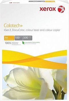 Бумага Colotech+ A4, 100гр, 500л, белая Xerox