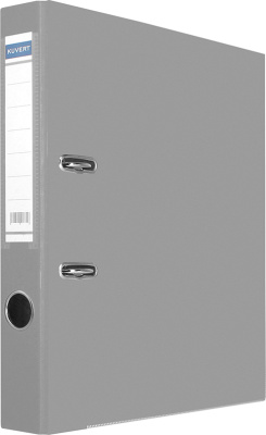 Регистратор А4, 50мм, PVC/Paper, серый Kuvert Регистратор А4, 50мм, PVC/Paper, серый Kuvert