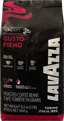 Кофе в зернах 1000 г Lavazza Gusto Pieno Кофе в зернах 1000 г Lavazza Gusto Pieno