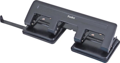 Дырокол на 4отверстия, 1-15л, металл, черный Foska Дырокол на 4отверстия, 1-15л, металл, черный Foska