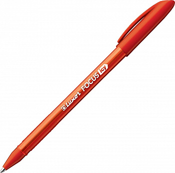 KALAM.KZ - Ручка шариковая, 0.7мм, красная Luxor "Focus Icy"