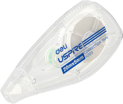 Корректирующий роллер, 5ммx20м, корпус прозрачный, Deli Корректирующий роллер, 5ммx20м, корпус прозрачный, Deli