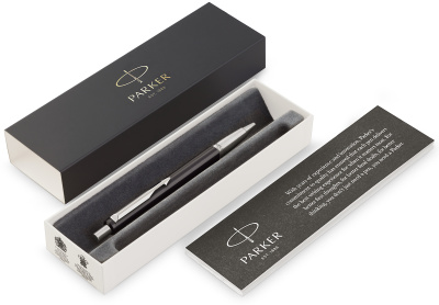 KALAM.KZ - Ручка шариковая Parker Vector Standard K01 Black CT, 1,0 мм М, синяя S0032010 купить KALAM.KZ - Ручка шариковая Parker Vector Standard K01 Black CT, 1,0 мм М, синяя S0032010